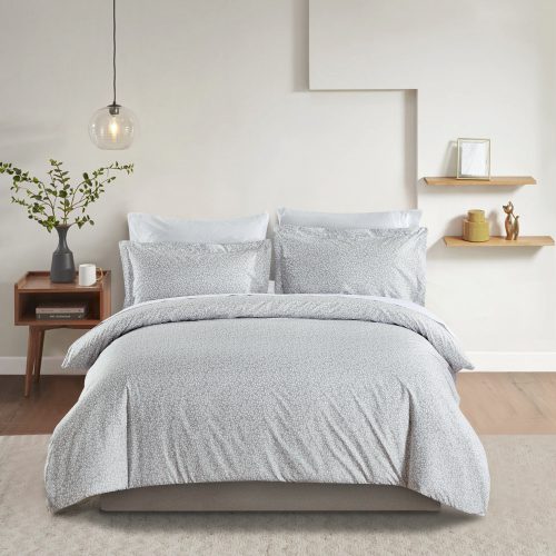 Bennet Silver Blue Brushed Microfibre Duvet Cover Set